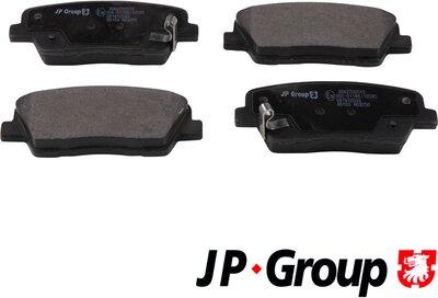 JP Group 3663700510 - Тормозные колодки, дисковые, комплект autodif.ru