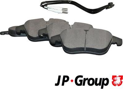 JP Group 3163600610 - Тормозные колодки, дисковые, комплект autodif.ru