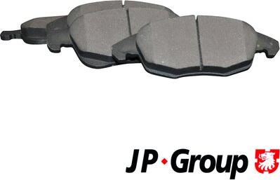 JP Group 3163600710 - Тормозные колодки, дисковые, комплект autodif.ru