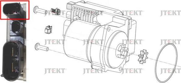 JTEKT 6916003480 - Электромотор, рулевой механизм autodif.ru