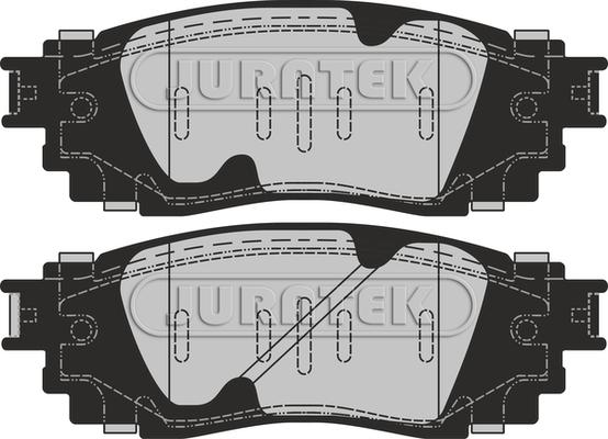 Juratek JCP8528 - Тормозные колодки, дисковые, комплект autodif.ru