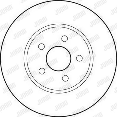 Jurid 562180JC-1 - Тормозной диск autodif.ru