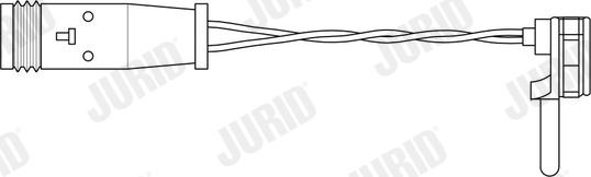 Jurid FWI261 - Сигнализатор, износ тормозных колодок autodif.ru