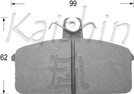 Kaishin FK9056 - Тормозные колодки, дисковые, комплект autodif.ru
