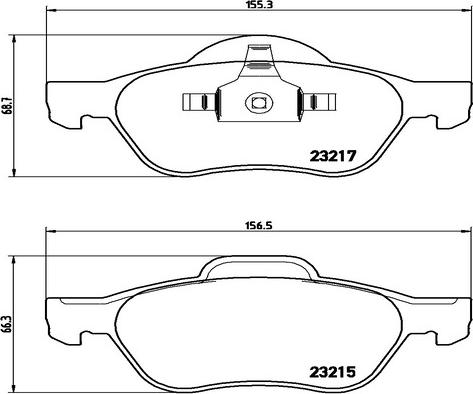 Kaishin FK20241 - Тормозные колодки, дисковые, комплект autodif.ru