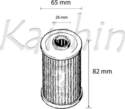 Kaishin O961 - Масляный фильтр autodif.ru