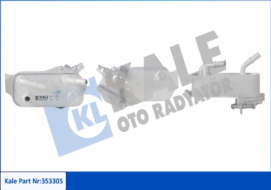 KALE OTO RADYATÖR 353305 - Масляный радиатор, двигательное масло autodif.ru