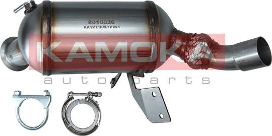 Kamoka 8010036 - Сажевый / частичный фильтр, система выхлопа ОГ autodif.ru