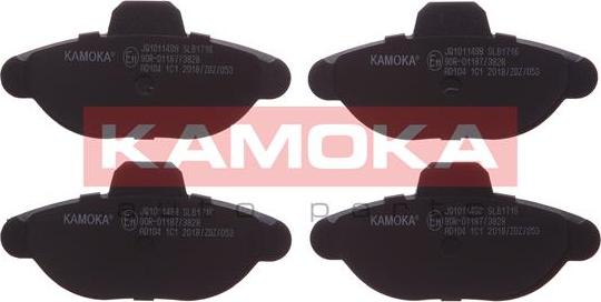 Kamoka JQ1011498 - Тормозные колодки, дисковые, комплект autodif.ru