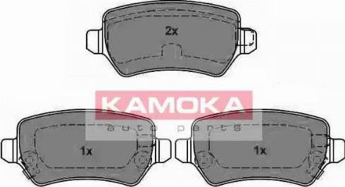 Kamoka JQ101141 - Тормозные колодки, дисковые, комплект autodif.ru