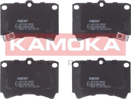 Kamoka JQ1011430 - Тормозные колодки, дисковые, комплект autodif.ru