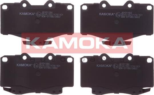 Kamoka JQ101184 - Тормозные колодки, дисковые, комплект autodif.ru