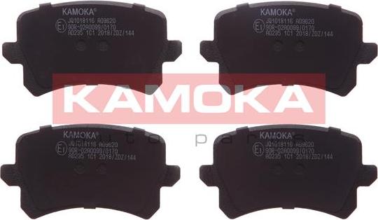 Kamoka JQ1018116 - Тормозные колодки, дисковые, комплект autodif.ru