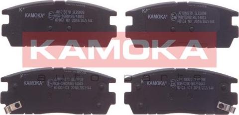 Kamoka JQ1018370 - Тормозные колодки, дисковые, комплект autodif.ru