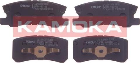Kamoka JQ1013678 - Тормозные колодки, дисковые, комплект autodif.ru