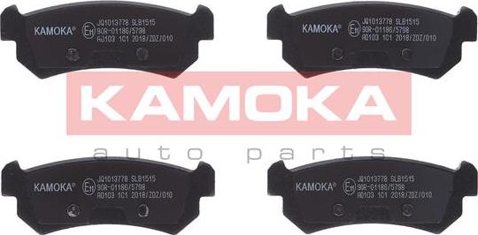 Kamoka JQ1013778 - Тормозные колодки, дисковые, комплект autodif.ru