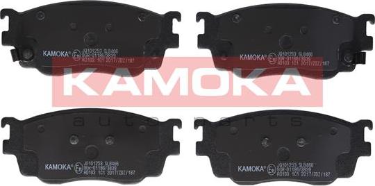Kamoka JQ101253 - Тормозные колодки, дисковые, комплект autodif.ru