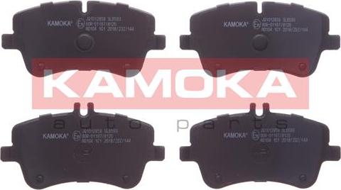Kamoka JQ1012858 - Тормозные колодки, дисковые, комплект autodif.ru