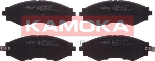 Kamoka JQ1012232 - Тормозные колодки, дисковые, комплект autodif.ru