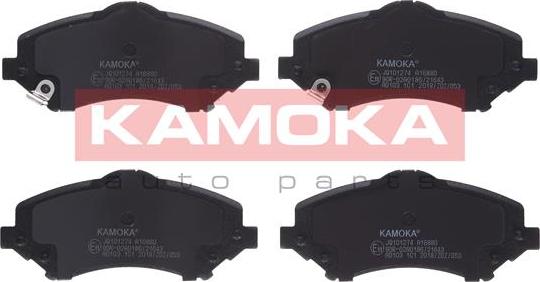 Kamoka JQ101274 - Тормозные колодки, дисковые, комплект autodif.ru