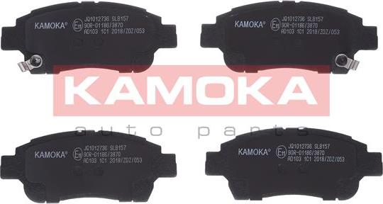 Kamoka JQ1012736 - Тормозные колодки, дисковые, комплект autodif.ru