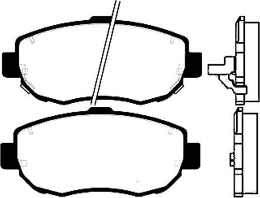 Kavo Parts BP-9030 - Тормозные колодки, дисковые, комплект autodif.ru