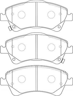 Kavo Parts BP-9128 - Тормозные колодки, дисковые, комплект autodif.ru