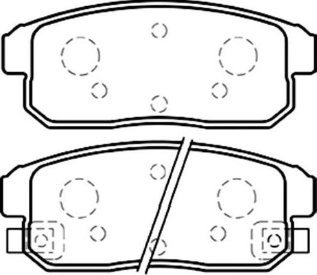 Kavo Parts BP-4559 - Тормозные колодки, дисковые, комплект autodif.ru