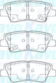 Mobis 583023KA35 - Тормозные колодки, дисковые, комплект autodif.ru