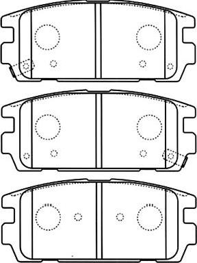 Kavo Parts BP-3022 - Тормозные колодки, дисковые, комплект autodif.ru