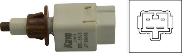 Kavo Parts EBL-5503 - Выключатель фонаря сигнала торможения autodif.ru