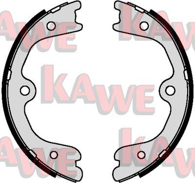 Kawe 09490 - Комплект тормозов, ручник, парковка autodif.ru