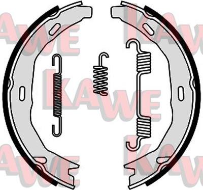 Kawe 09660 - Комплект тормозов, ручник, парковка autodif.ru