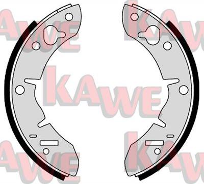 Kawe 00560 - Комплект тормозных колодок, барабанные autodif.ru