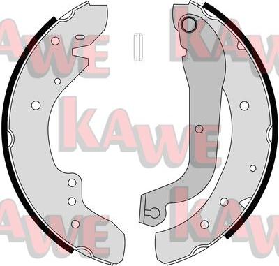 Kawe 07105 - Комплект тормозных колодок, барабанные autodif.ru