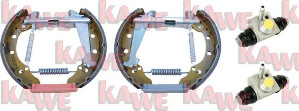 Kawe OEK556 - Комплект тормозных колодок, барабанные autodif.ru