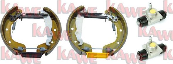 Kawe OEK561 - Комплект тормозных колодок, барабанные autodif.ru