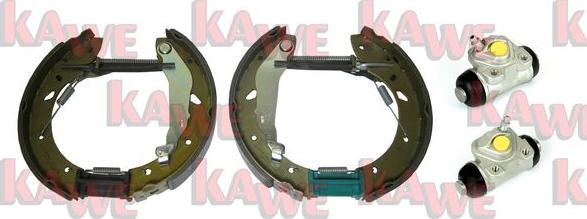 Kawe OEK531 - Комплект тормозных колодок, барабанные autodif.ru