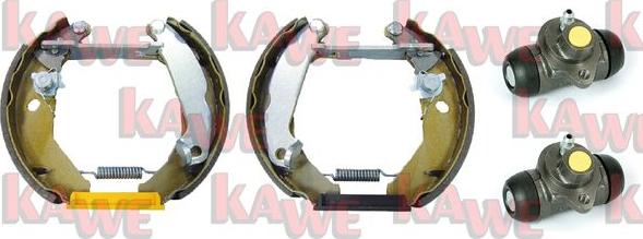 Kawe OEK164 - Комплект тормозных колодок, барабанные autodif.ru