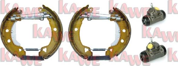 Kawe OEK291 - Комплект тормозных колодок, барабанные autodif.ru