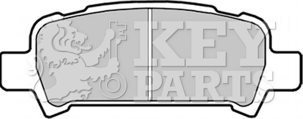 Key Parts KBP1705 - Тормозные колодки, дисковые, комплект autodif.ru