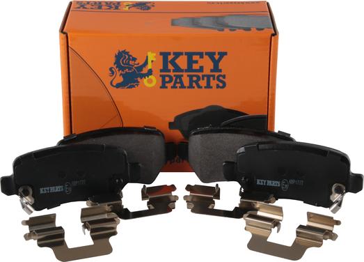 Key Parts KBP1777 - Тормозные колодки, дисковые, комплект autodif.ru
