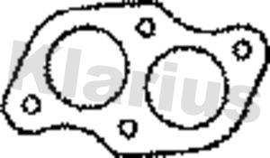 Klarius 410227 - Прокладка глушителя autodif.ru