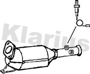 Klarius 390505 - Сажевый / частичный фильтр, система выхлопа ОГ autodif.ru