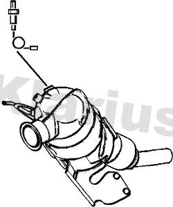 Klarius 390273 - Сажевый / частичный фильтр, система выхлопа ОГ autodif.ru