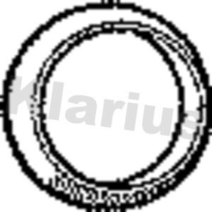 Klarius FDG21 - Уплотнительное кольцо, труба выхлопного газа autodif.ru