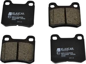 Klaxcar France 24303z - Тормозные колодки, дисковые, комплект autodif.ru