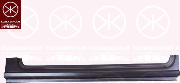 Klokkerholm 6089012 - Подножка, накладка порога autodif.ru