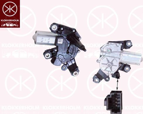 Klokkerholm 13107170 - Двигатель стеклоочистителя autodif.ru