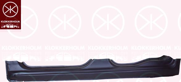 Klokkerholm 2556011 - Подножка, накладка порога autodif.ru
